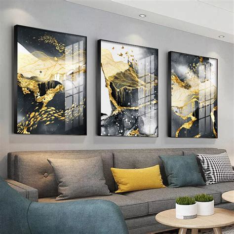 Gold Framed Prints For Living Room | Cabinets Matttroy