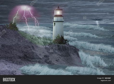 Lighthouse Storm Image & Photo (Free Trial) | Bigstock