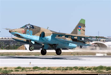 09 BLUE Azerbaijan - Air Force Sukhoi Su-25 Photo by Marco Papa - Sky ...