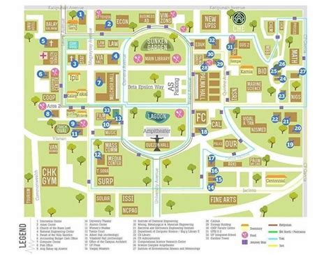 UP Diliman #ctto #enrollment | Diliman, Up diliman map, Campus map