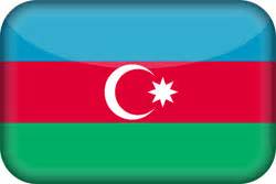 Azerbaijan flag emoji - country flags