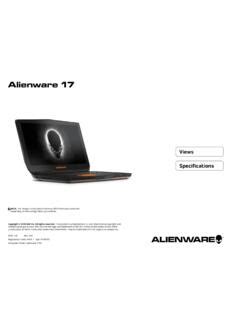 Alienware 17 Specifications / alienware-17-specifications.pdf / PDF4PRO