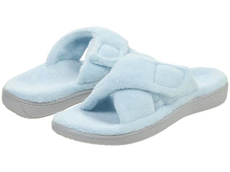 VIONIC – Relax Slipper (Blue) Women’s Slippers - Slippers.com - Shop Comfy