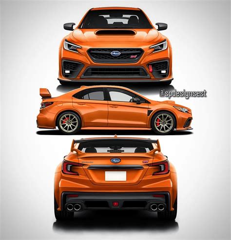 Wide 2022 Subaru WRX Unofficially Shows What a Great STI Might Have ...