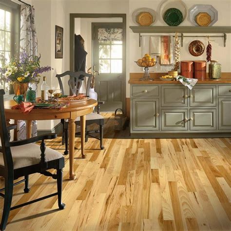 Bruce Rustic Hickory Natural 3/4 in. Thick x 4 in. Wide x Varying ...