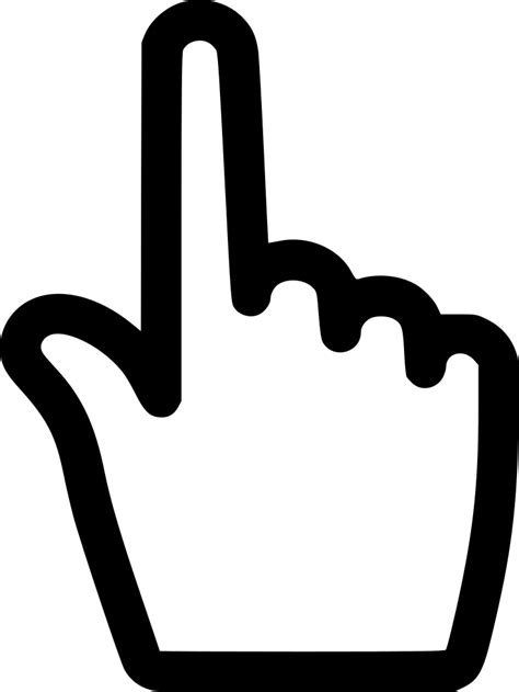 Index Finger Cursor Pointer Clip Art Png 512x512px Index Finger ...