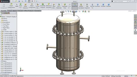 Solidworks tutorial | Sketch Chemical Reactor in Solidworks - YouTube