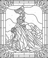 Large Stained Glass Coloring Pages Easy Coloring sketch template