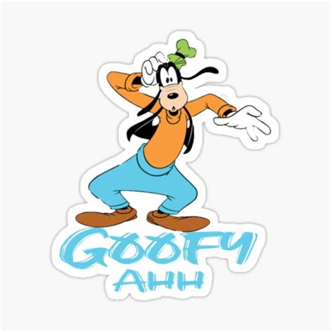 "Goofy aah funny meme " Sticker for Sale by EmotionDesignKA | Redbubble