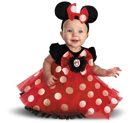 Disney Red Minnie Mouse Infant Costume - PartyBell.com