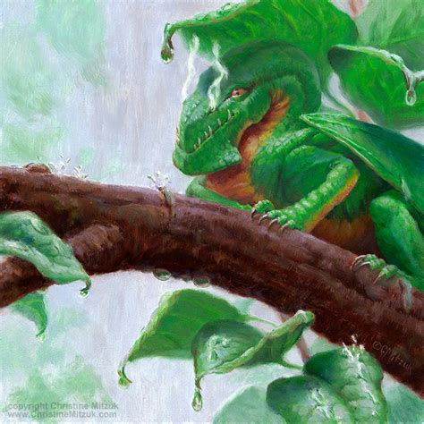 Rainy Day Dragon – Christine Mitzuk Art