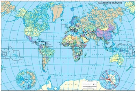 Actualizar Imagen Mapa Planisferio Con Nombres De Las Potencias Y The ...