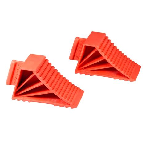 - 980 High Grip Shop Chocks - 2 Pack - Red #980