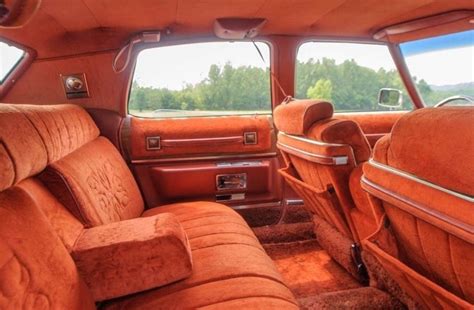 Vintage 1974 Cadillac Fleetwood Interior