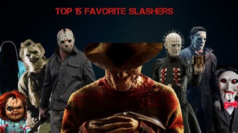 My Top 15 Favorite Slashers / Horror movies Villains - YouTube