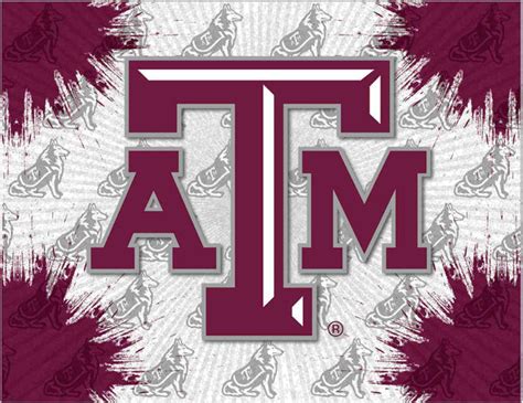 Texas A&M Aggies Logo Wall Decor Canvas | Holland Game Room