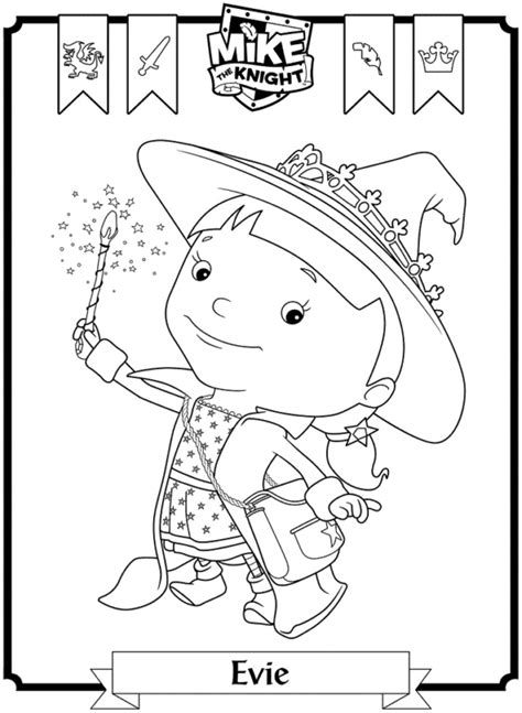 Mike the Knight Coloring Pages Printable for Free Download