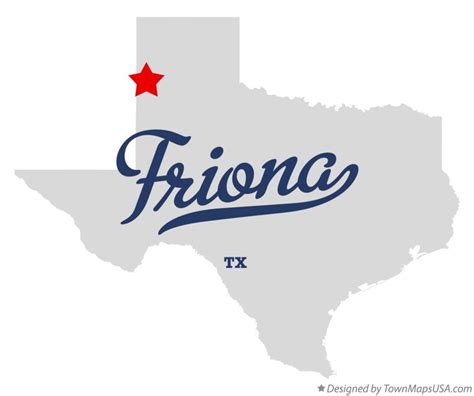 Map of Friona, TX, Texas