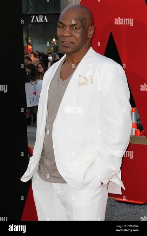 Mike Tyson at the "Hangover 2" premiere at Grauman's Chinese Theatre ...