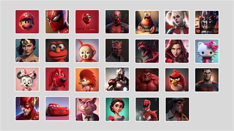 +20 Red Cartoon Characters Explained - Eggradients.com