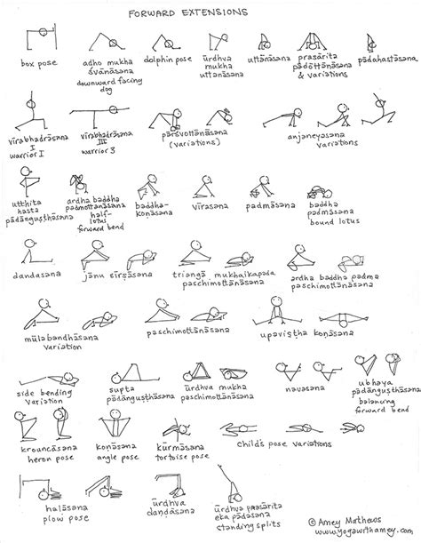 Yoga Stick Figures