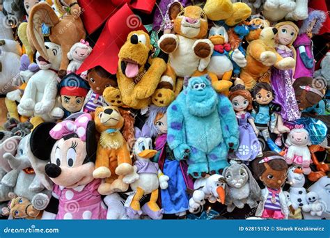 Disney Soft Toy Collection Editorial Photography - Image: 62815152