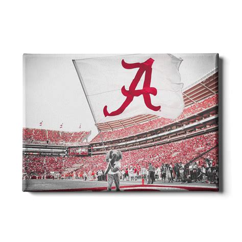 Alabama Crimson Tide "125th Bama" Licensed Wall Art - College Wall Art