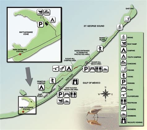 St. George Island State Park - Maplets - St George Island Florida Map ...