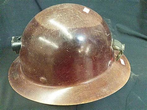 Vintage Coal Miners Wet Mine Safety Helmet