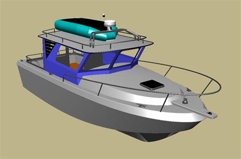 28'aluminum cruising/fishing boat | Boat Design Net