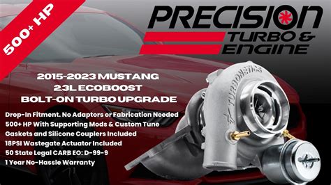 Precision Ford Mustang Ecoboost 2.3L Bolt on Turbo Upgrade – GUMOTORSPORT