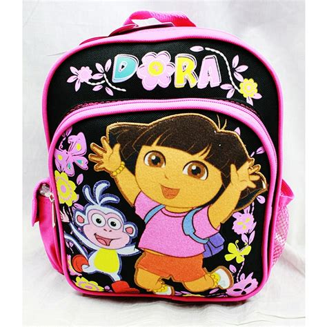 Dora The Explorer - Mini Backpack - - Butterfly Black New School Bag ...