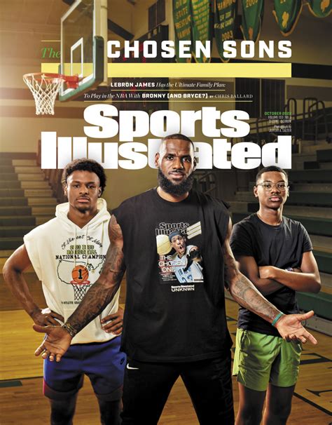 LeBron James SI cover: Inside the session with James and his sons ...