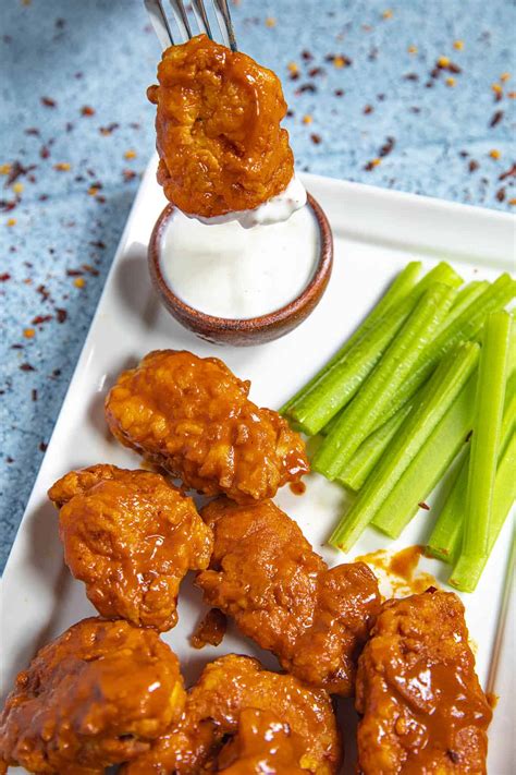 Boneless Buffalo Wings Recipe - Chili Pepper Madness