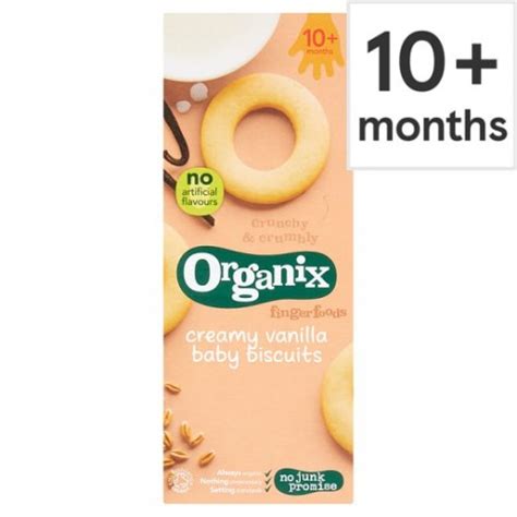 Organix Organic Vanilla Baby Biscuits 54g