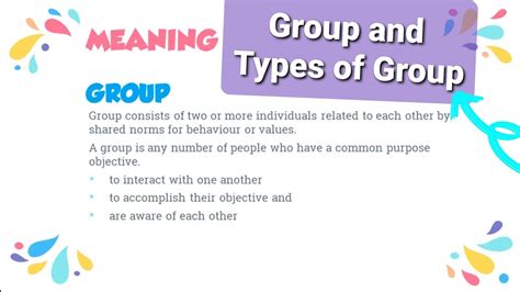 What is The Meaning of Group ? | The Different Types of Groups | Explained In A Simple Way ...