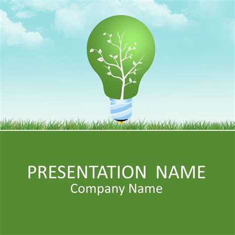 Green energy PowerPoint template. | Green energy design, Green energy, Powerpoint templates