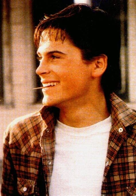 Rob Lowe in the Outsiders | Celebrities | Pinterest