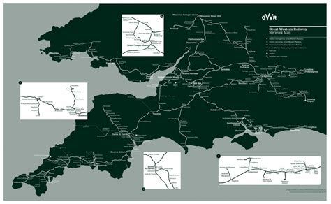 Great Western Railway System Map