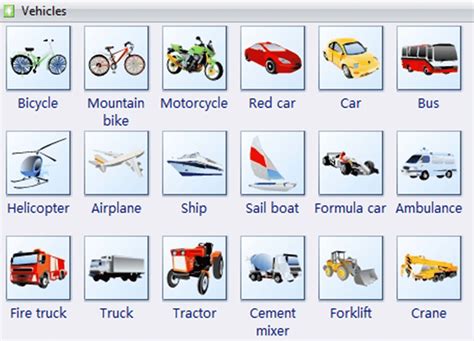 Common Vehicles and Modes of Transportation Vocabulary - ESLBUZZ