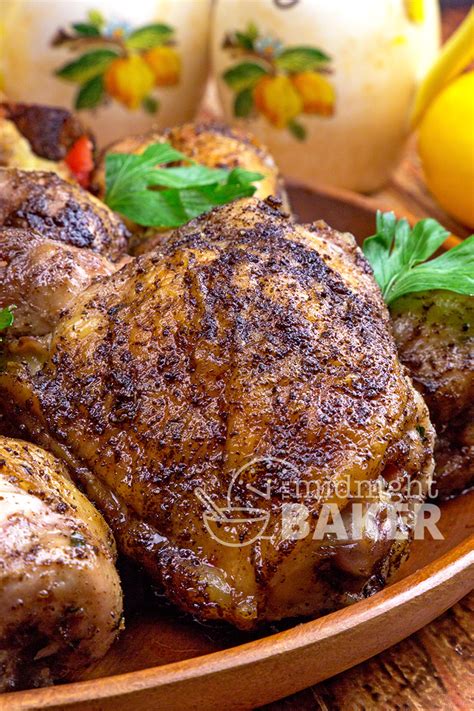 Moroccan (Sumac) Chicken & Warm Bread Salad - The Midnight Baker