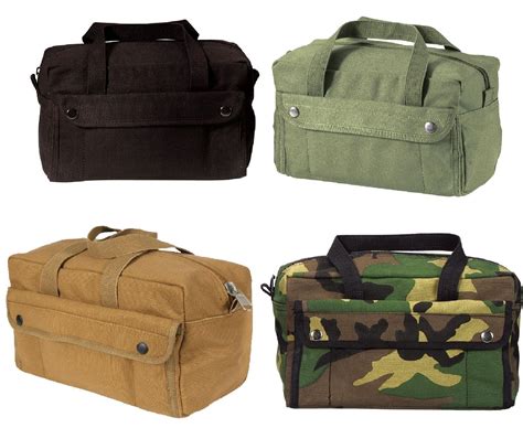 Mechanics Tool Bag Heavy Weight Cotton Canvas - Military Mini Duffle T ...