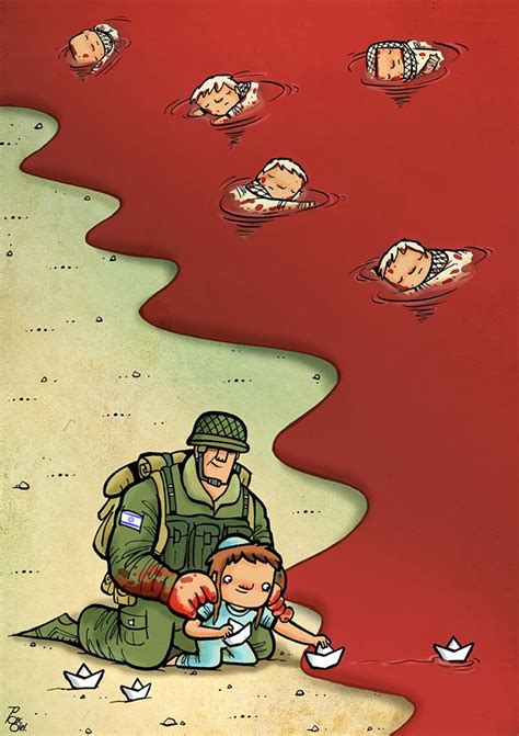 Irancartoon | Gaza By Alireza Pakdel-Iran/Best Cartoon-2014 | Cartoon & Caricature Information ...