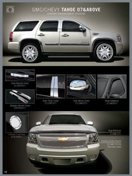 Chevy Tahoe Chrome Accessories - Chrome Grills - Chrome Mirror Covers ...