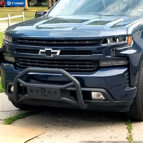 Front Bumper Guard Fit 2019-2020 Silverado 1500 | Textured Black TG-GD6C60508