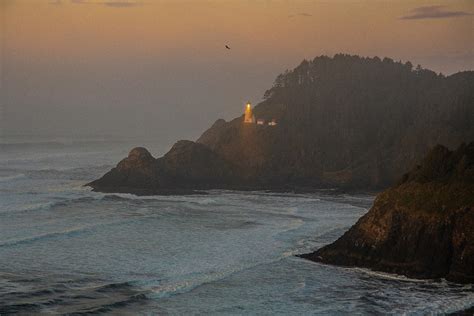 Heceta Head Light Sunset Photograph by Matthew Irvin - Pixels