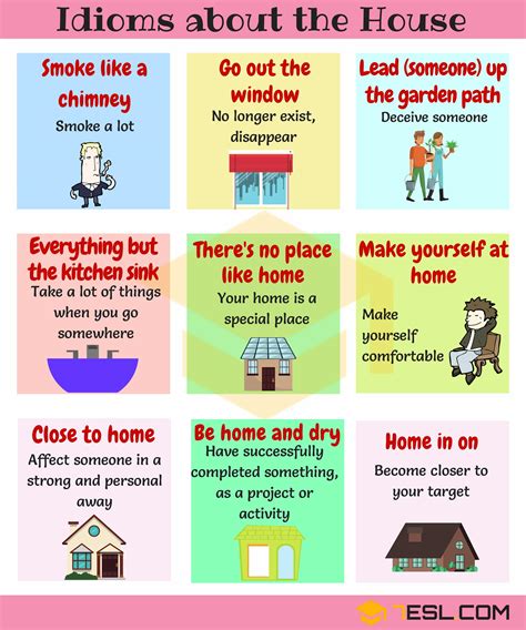 Home Idioms: 28 Useful Idioms about the House and Home