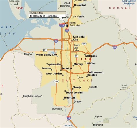 Salt Lake County: Map Of Cities In Salt Lake County