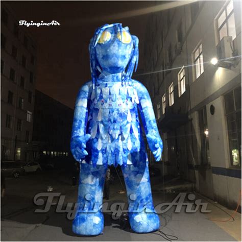 Outdoor Halloween Giant Inflatable Zombie 6m Air Blow Up Soulless Ghost ...