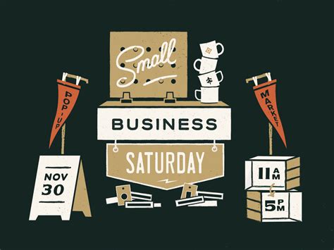 Small Business Saturday Graphic by Spoon & Spear on Dribbble